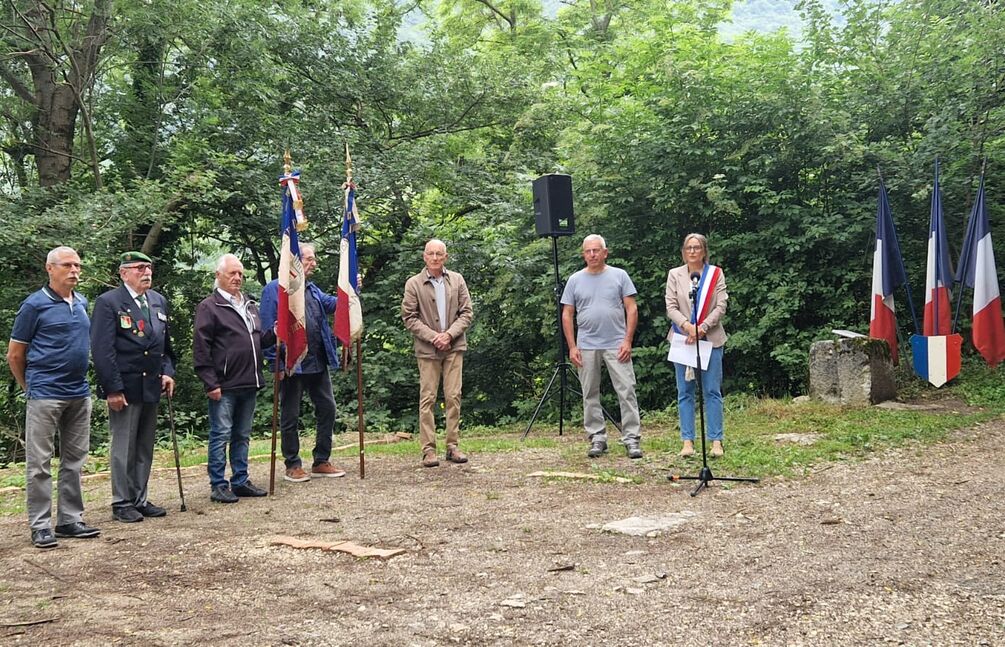 Cérémonie commémorative de l'attaque et de la destruction de l’infirmerie de la Gomma